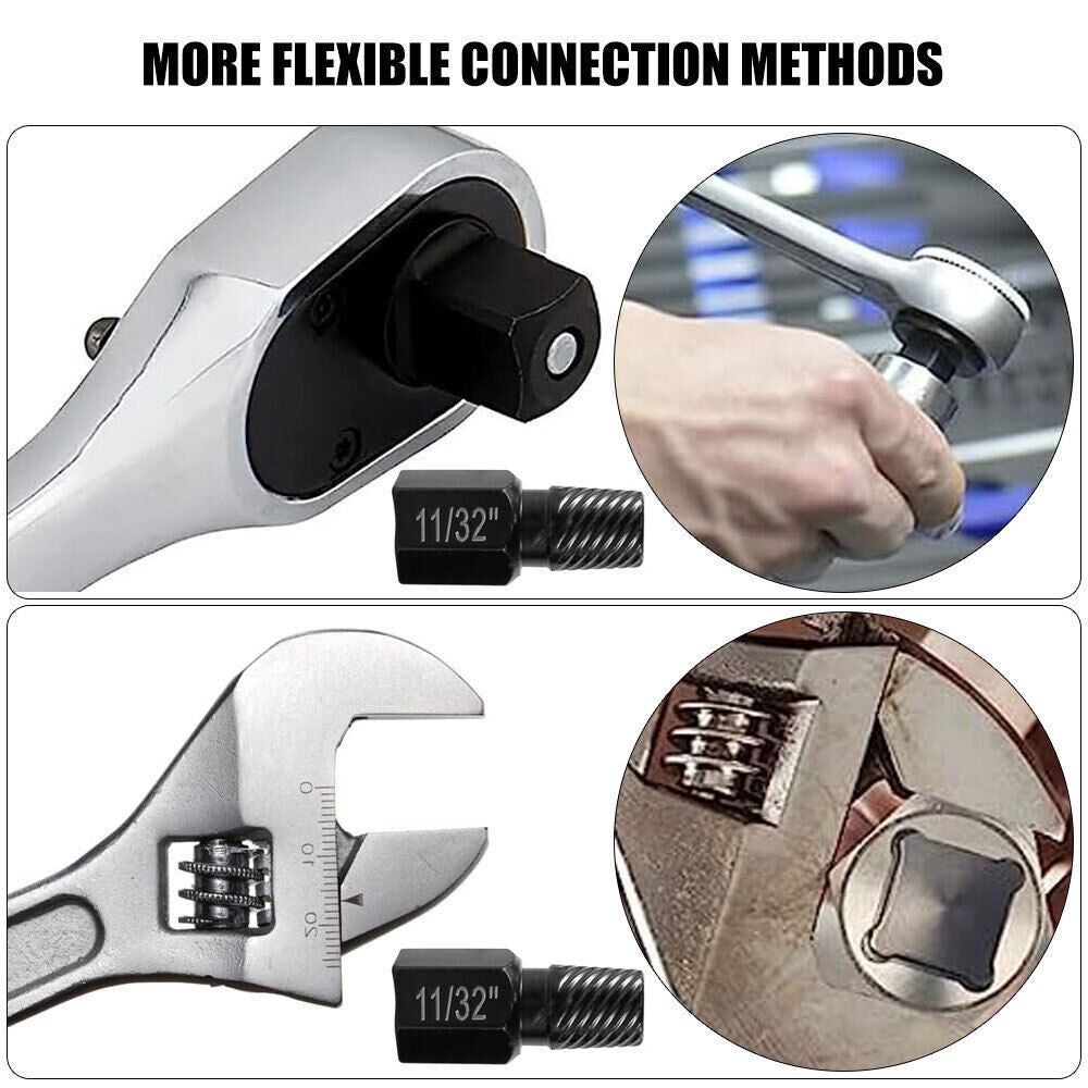 Screw Extractor Easy Out Drill Bits Broken Damaged Bolt Stud Remover Set 10PCS