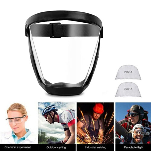 Anti-fog Full Face Shield Super Protective Head Cover Transparent Safety Mask