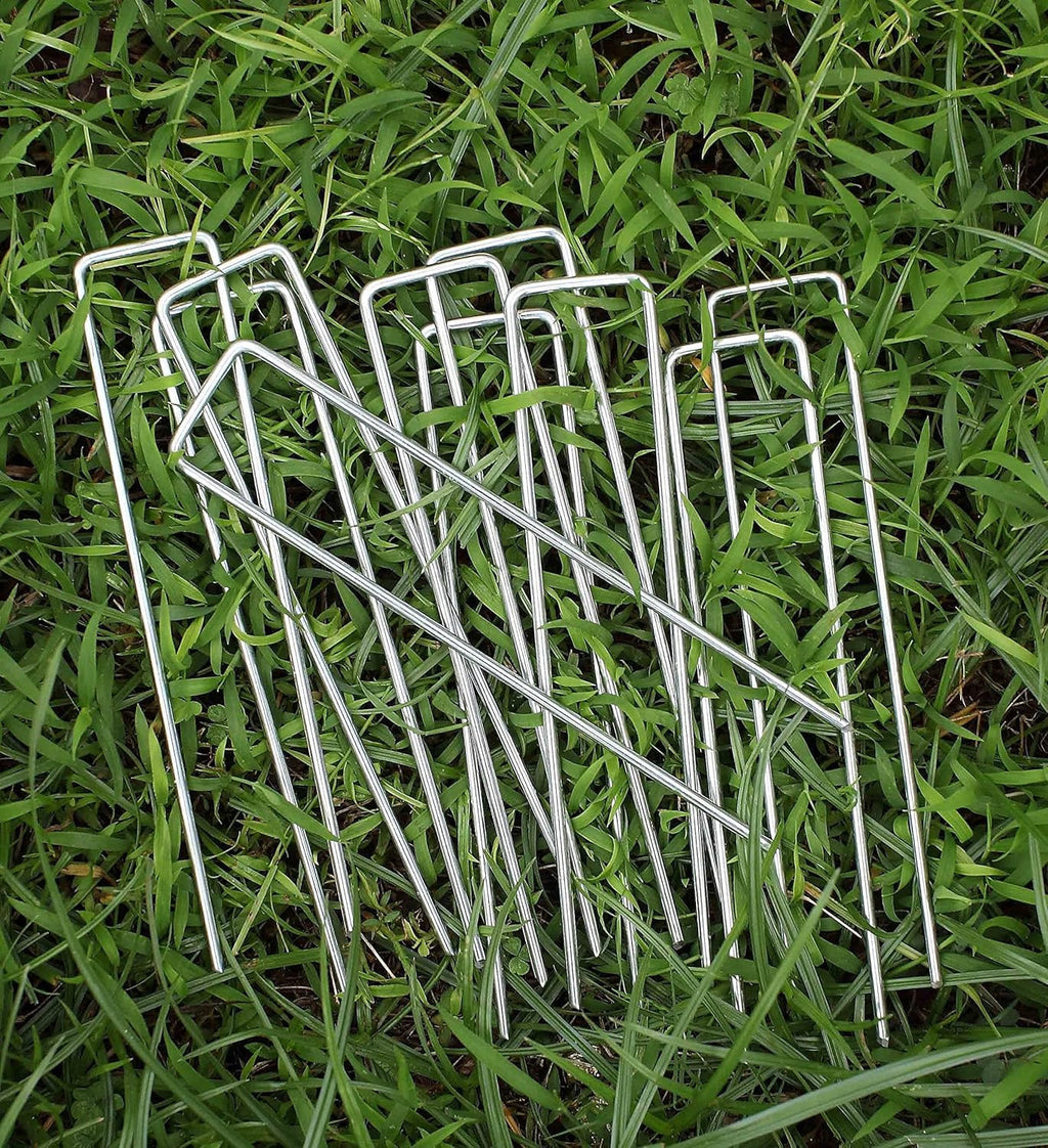 Heavy Duty Galvanised Steel Tent Pegs Metal Camping Ground Sheet