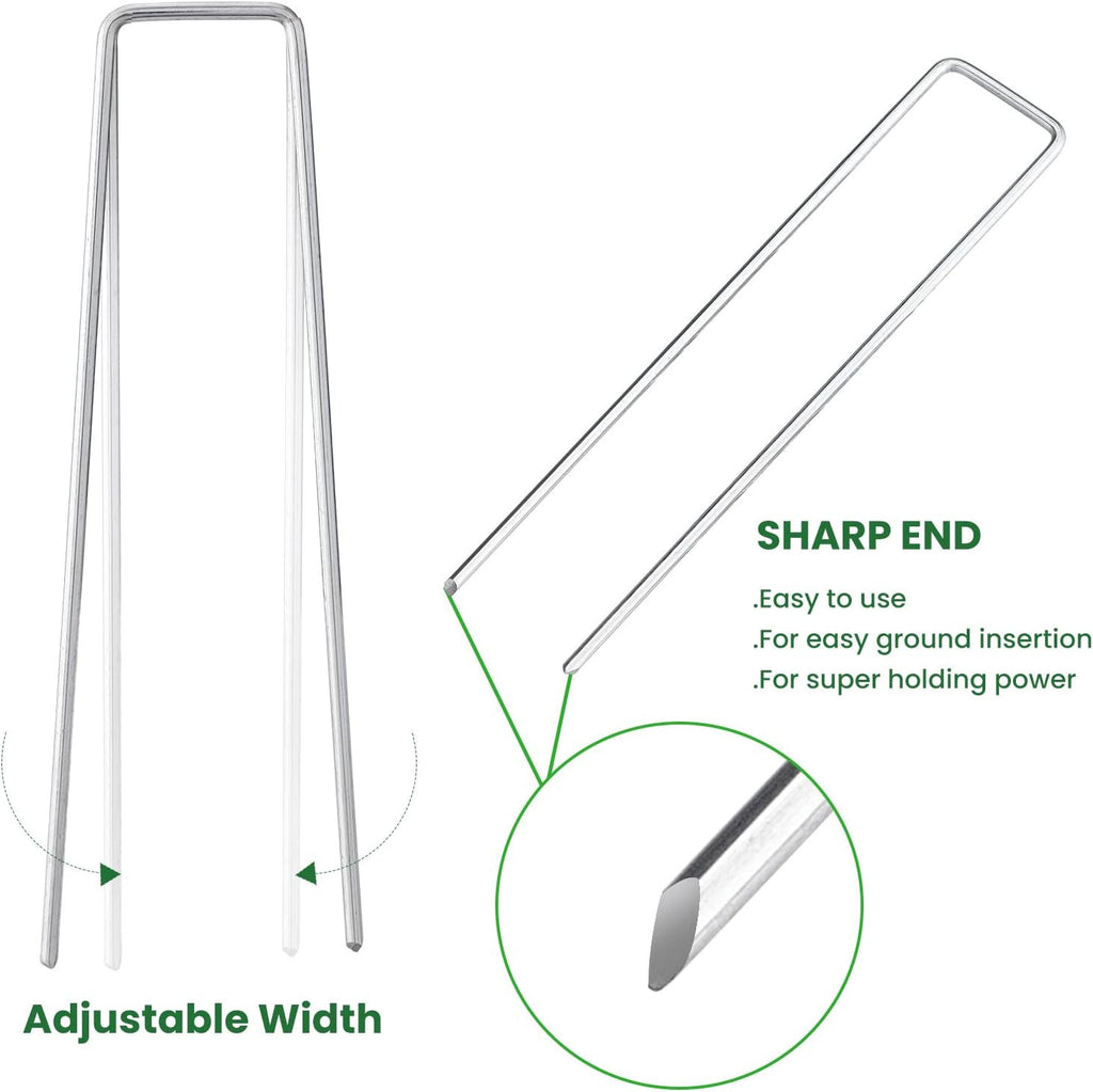 Heavy Duty Galvanised Steel Tent Pegs Metal Camping Ground Sheet