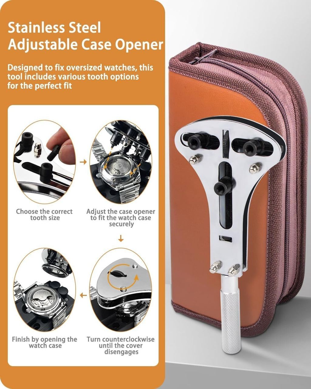 Watch Repair Tool Set 149pcs Professional Watch Repair Kit Spring Bar Tool Set