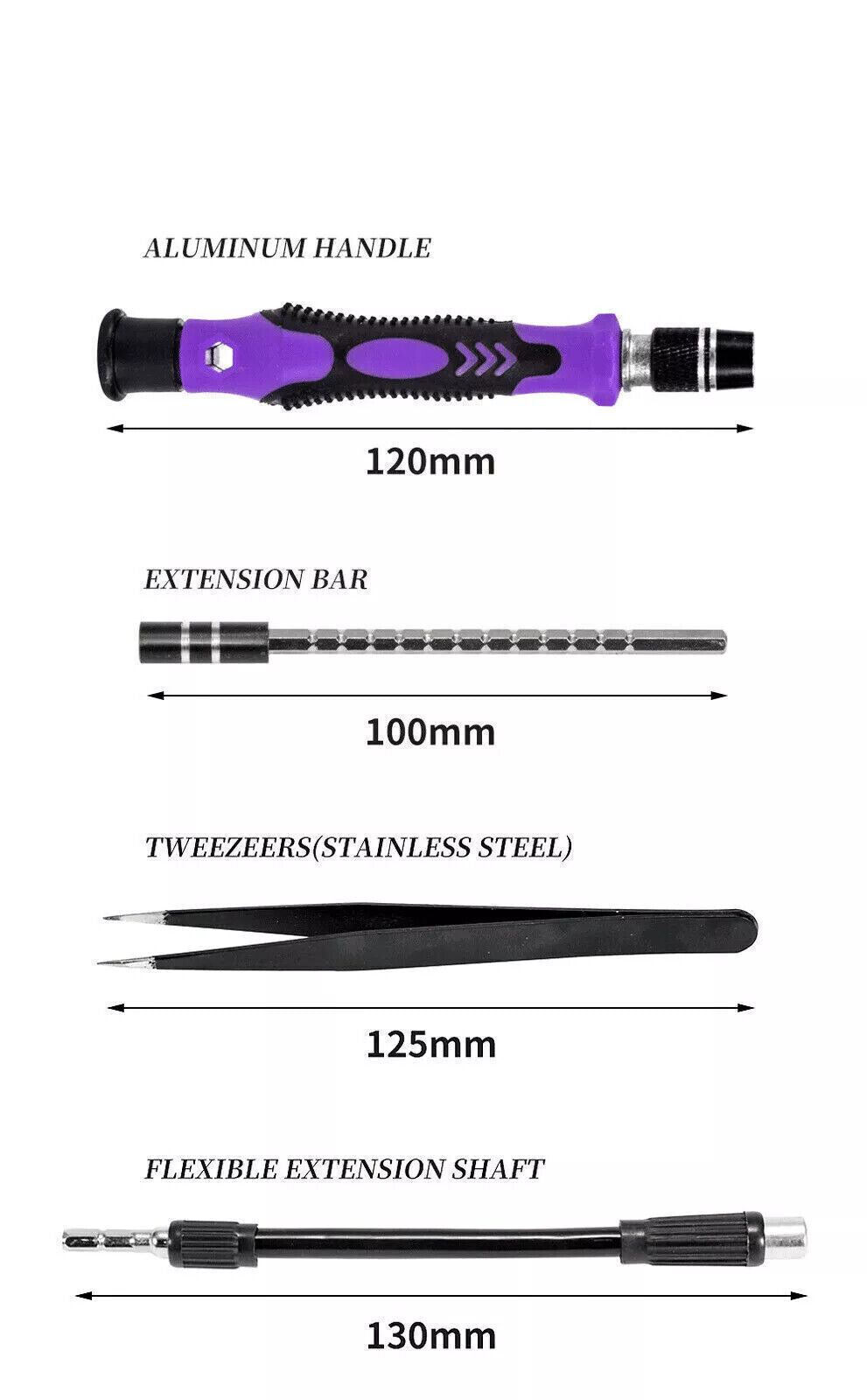 170 In 1 Precision Screwdriver Set Repair Tool Kit For Laptop Computer PC Phone
