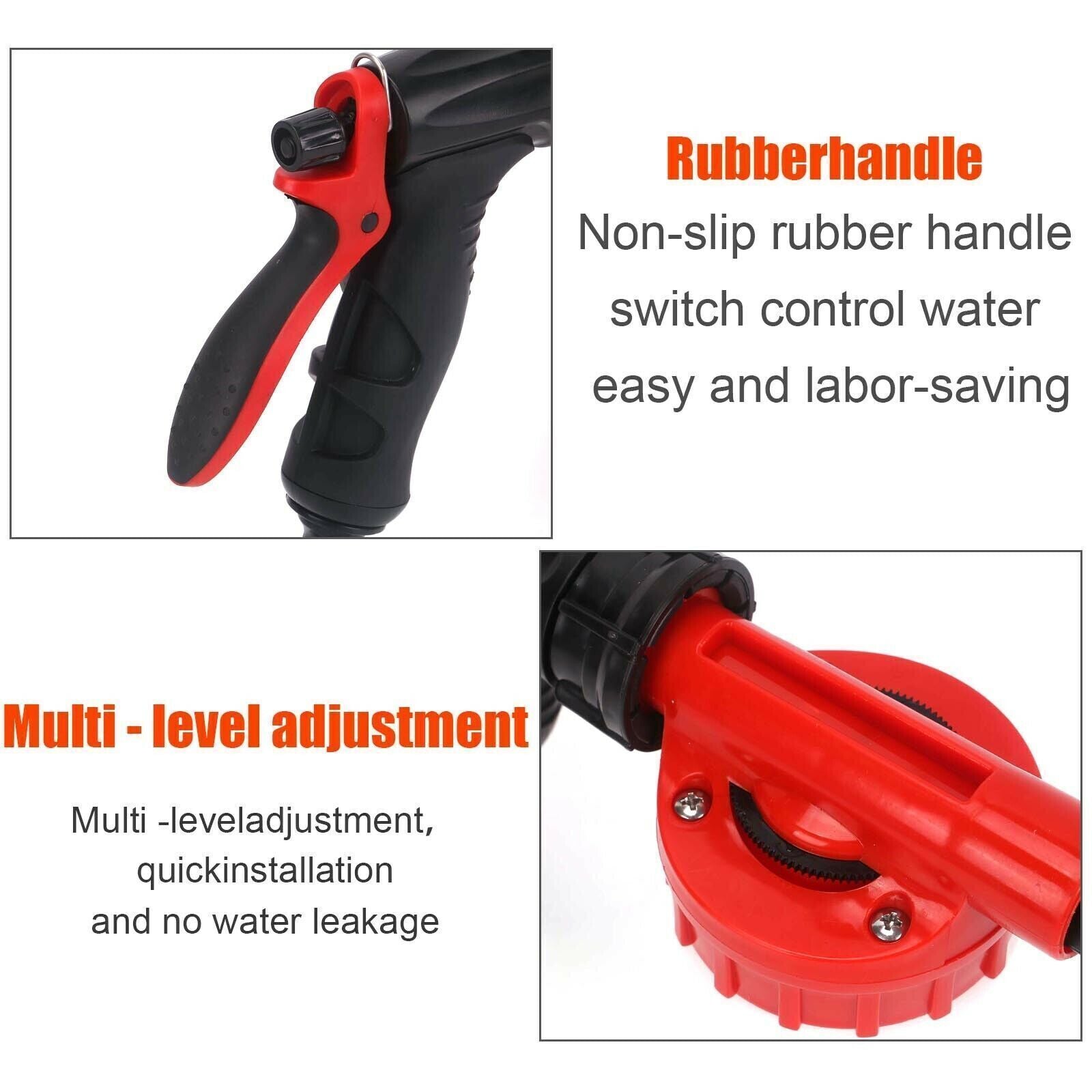 Snow Foam Car Wash Spray Gun Lance Uses Hose Pipe Sprayer 900ML Handheld Bottle