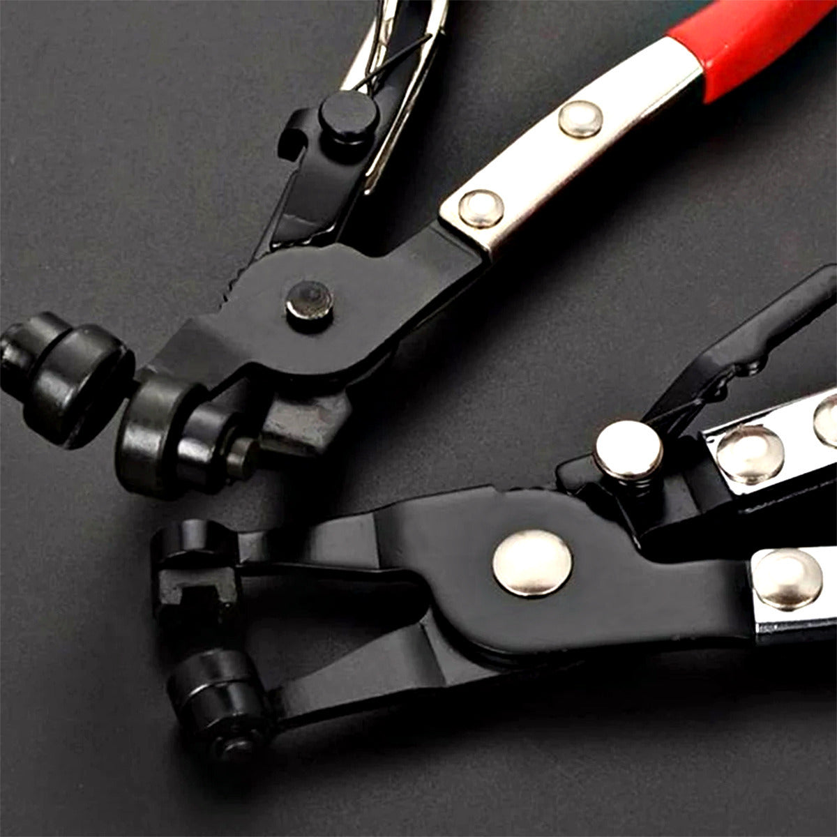 9Pc Hose Clamp Clip Pliers Kit Swivel Jaw Flat Angled Band Tool High Quality