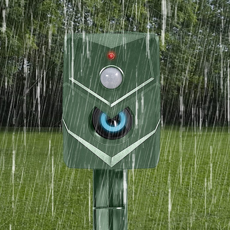 2pcs Battery Ultrasonic Garden Deterrent Repeller Animal Bird Cat Scarer Pest