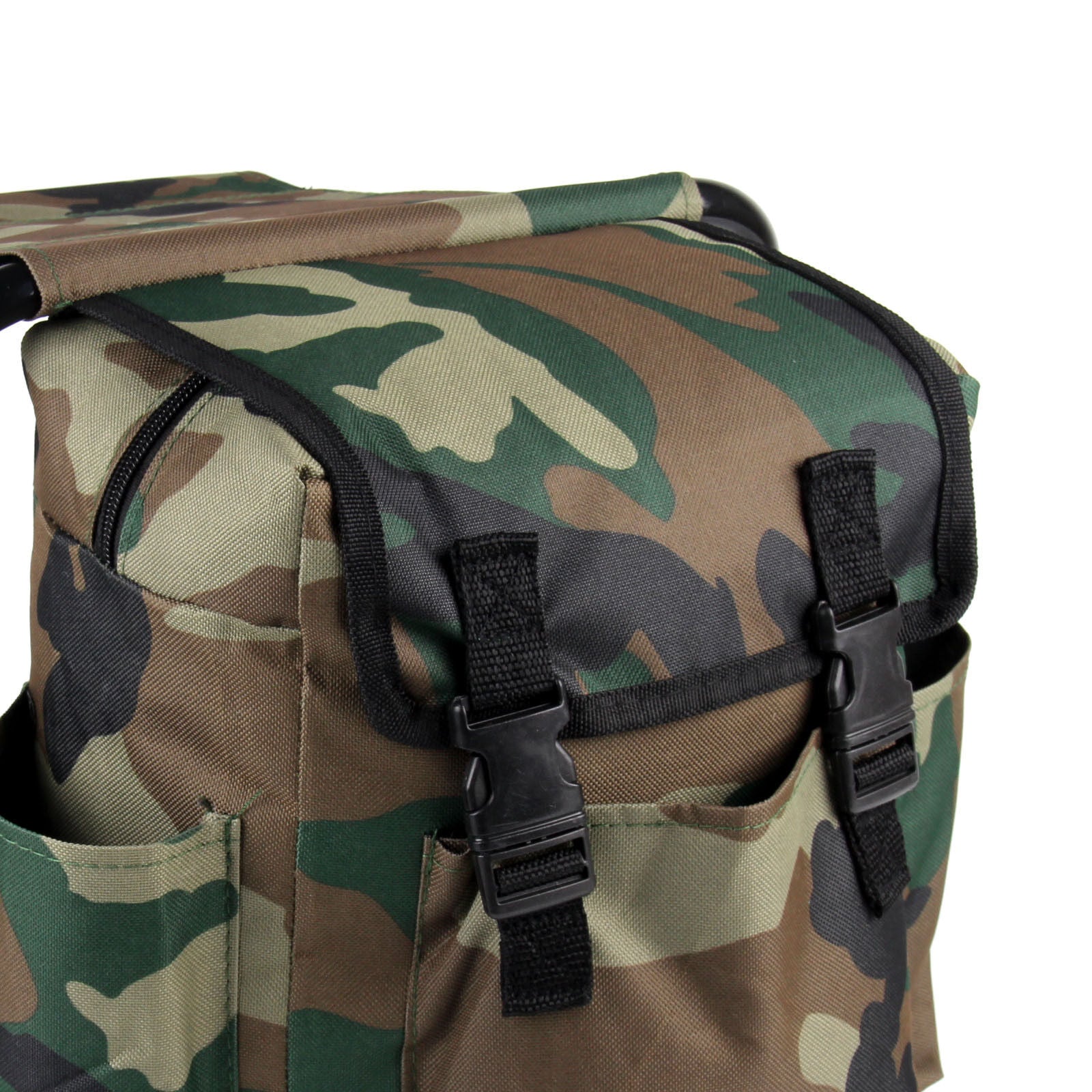 2in1 Oxford Fishing Tackle Backpack Bag,Camping Hiking Foldable Stool Seat Chair