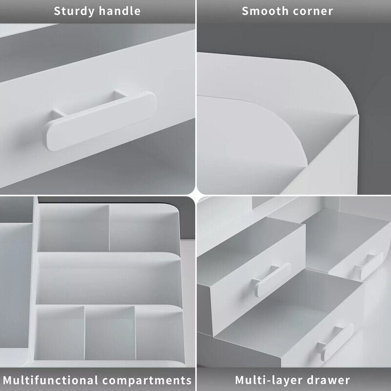 Makeup Cosmetic Dressing Table Large Make-Up Holder Tidy Storage Box