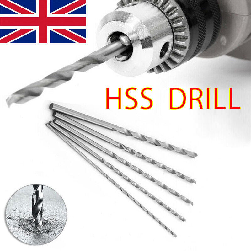 5PC 160MM Extra Long Wood Metal Drill Bit Set Brad Point 2mm 3mm 3.5mm 4mm 5mm