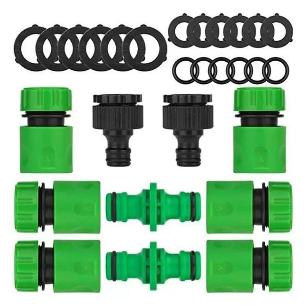 HOSE PIPE CONNECTOR SET WATER WATERING GARDEN TAP FITTING KIT FOR HOZELOCK UK