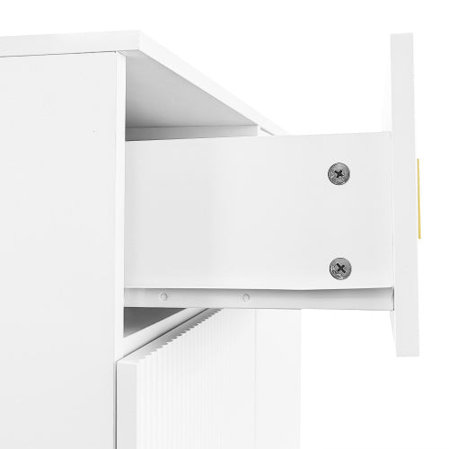 Wardrobe Set With Shoe Bench And Cushion, Wardrobe Front With Hooks, Shoe Cabinet With Drawers And Doors