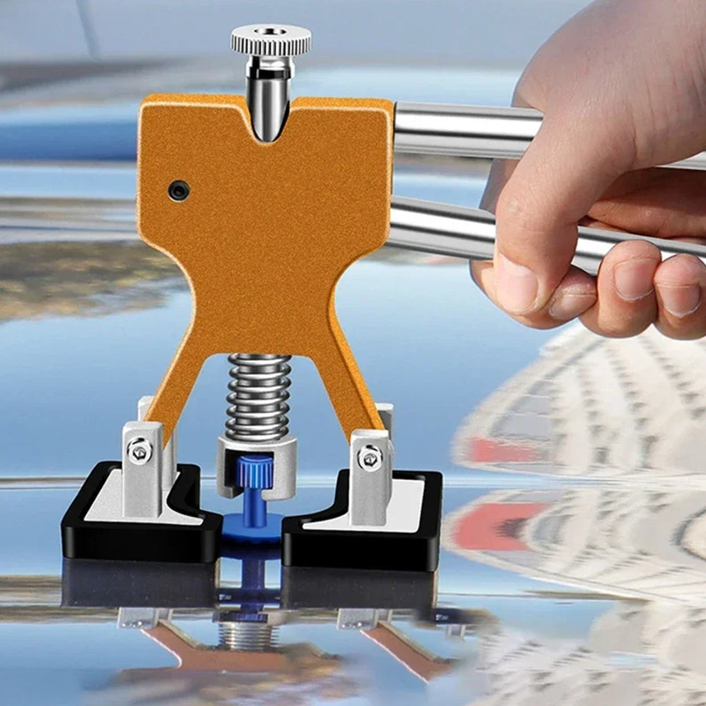 56pcs Car Paintless Kit Dent Puller Lifter Repair Removal Hail Gun Tool UK Plug