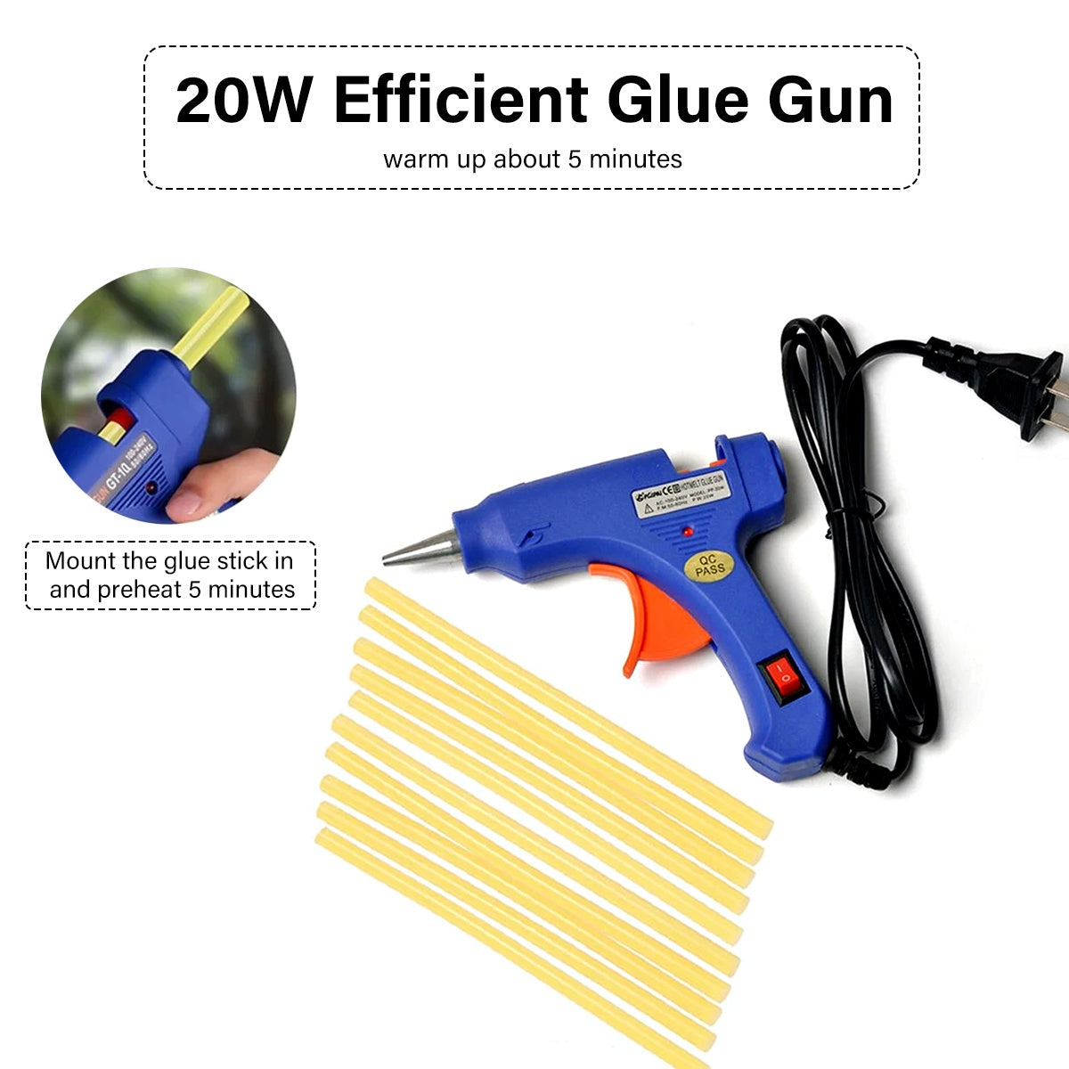 56pcs Car Paintless Kit Dent Puller Lifter Repair Removal Hail Gun Tool UK Plug