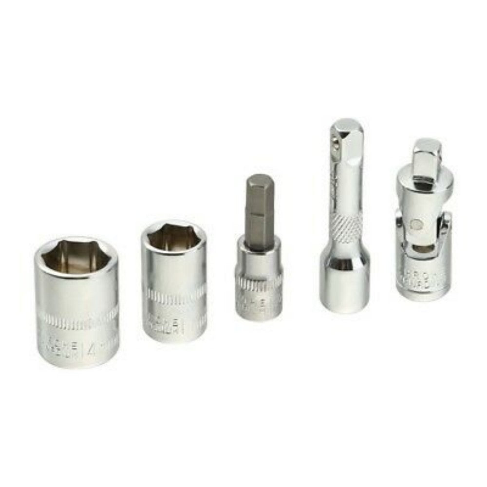 46PCS 1-4 Socket Wrench Screwdriver Bits Ratchet Driver Kit Repairing Tool Set