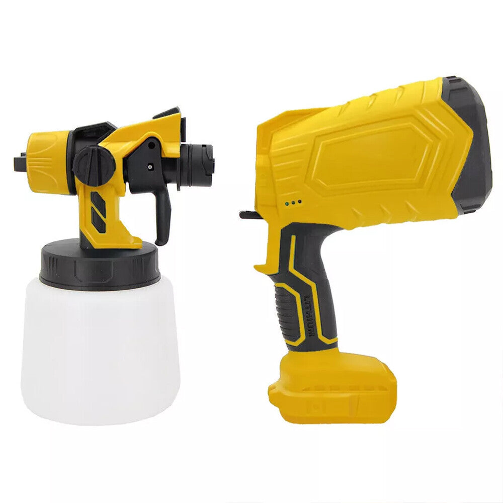Cordless Paint Sprayer Electric Spray Gun For 18V Li-ion Battery