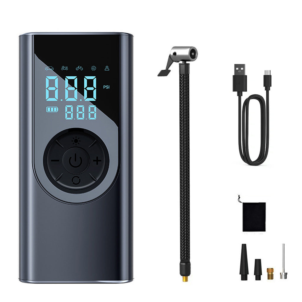 Wireless Digital Tyre Inflator 150PSI Portable Air Compressor For Car Moto Bike