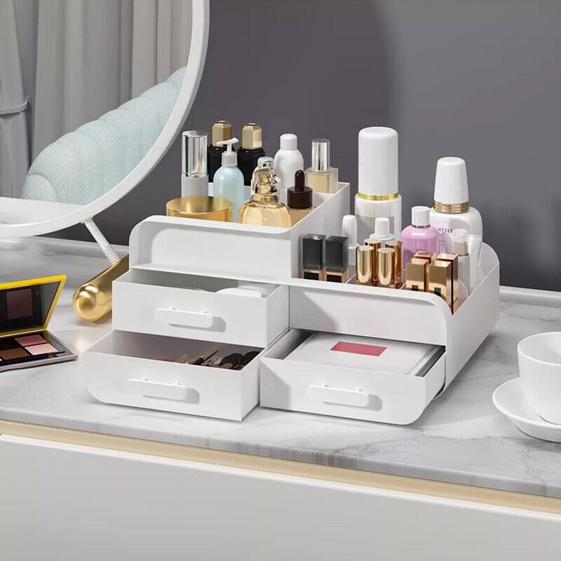 Makeup Cosmetic Dressing Table Large Make-Up Holder Tidy Storage Box